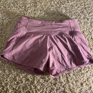 Women’s pink Lululemon shorts